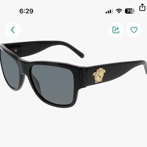 Versace men’s black sunglasses